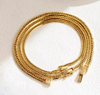 K18YG 喜平ブレスレット 【2.6mm】喜平チェーン 18K レディース シンプル 細め 華奢 YG イエローゴールド ブレス 喜平 ブレスレット