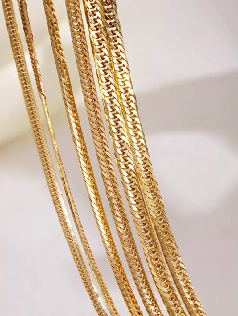 K18YG 喜平ブレスレット 【2.6mm】喜平チェーン 18K レディース シンプル 細め 華奢 YG イエローゴールド ブレス 喜平 ブレスレット