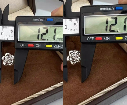 K18YG WG ペンダント カメリア 薔薇 花 18K YG イエローゴールド WG ホワイトゴールド ネックレスチャーム ブレスレットチャーム パーツ