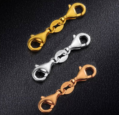 K18YG WG PG ロブスタークラスプ 引き輪 連結パーツ 着脱 長さ調整 両端ロブスター ネックレスパーツ 繋ぎ