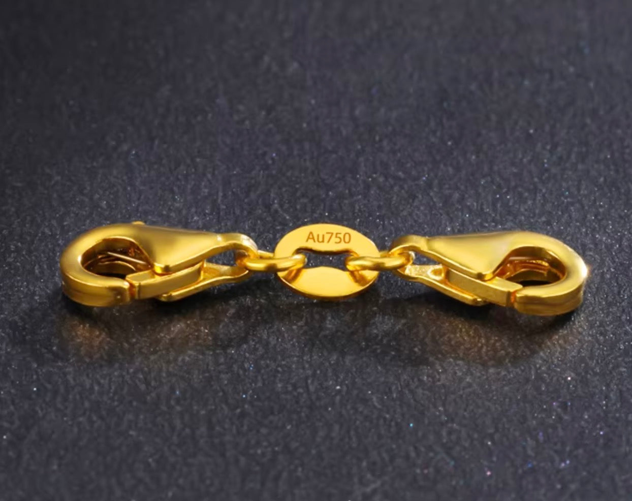 K18YG WG PG ロブスタークラスプ 引き輪 連結パーツ 着脱 長さ調整 両端ロブスター ネックレスパーツ 繋ぎ