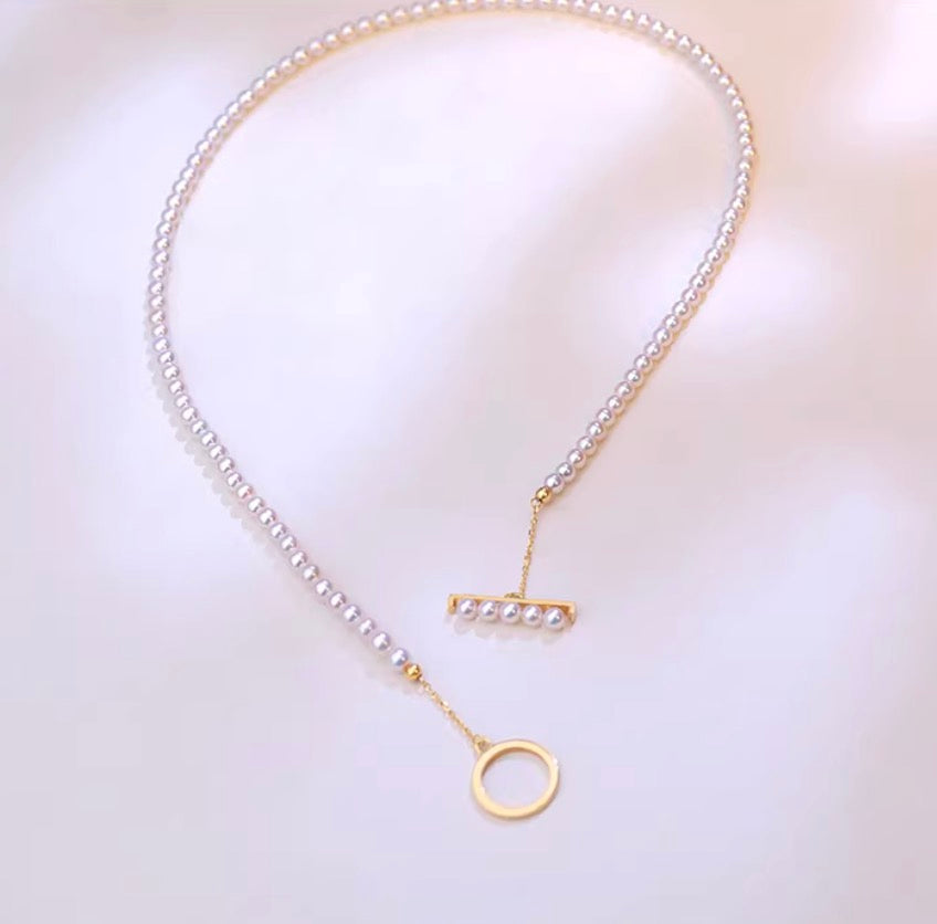 K14YG あこや真珠 ベビーパール ベビーアコヤ ネックレス イエローゴールド YG 14K あこや アコヤ真珠 ベイビーパール ベイビーアコヤ