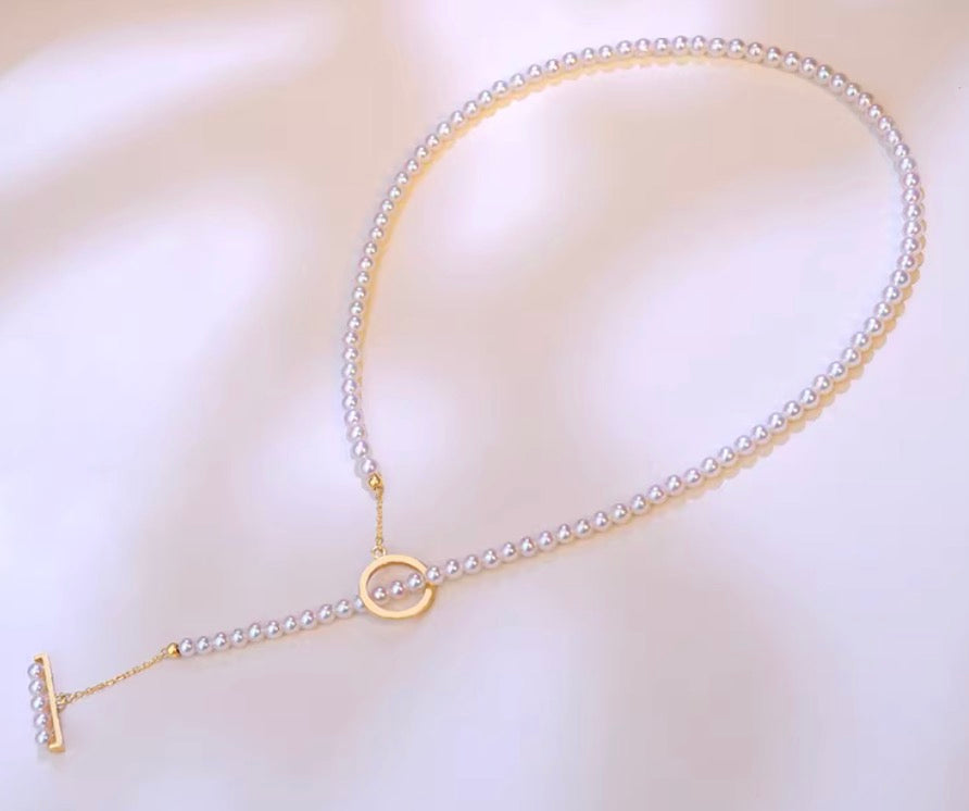 K14YG あこや真珠 ベビーパール ベビーアコヤ ネックレス イエローゴールド YG 14K あこや アコヤ真珠 ベイビーパール ベイビーアコヤ