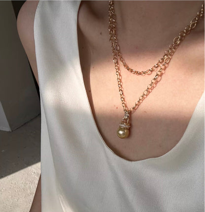 K18YG オーバルチェーン デザインチェーン イエローゴールド ネックレス 18k  メンズ レディース 太め 太い オーバルミックスチェーン