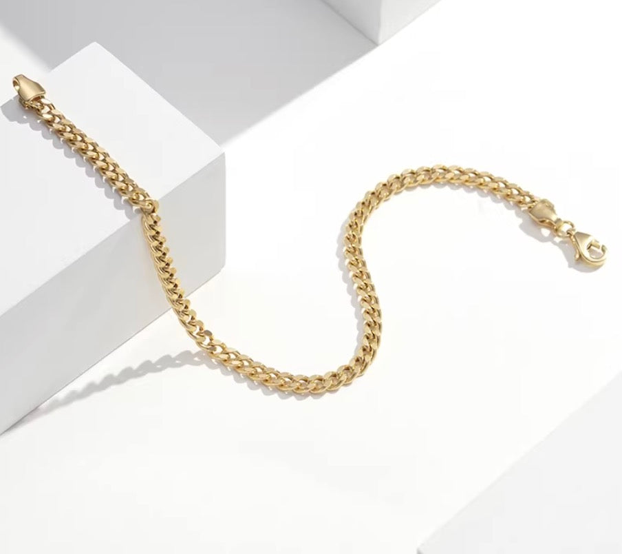 K18YG 喜平チェーン ブレスレット 18K チェーンブレスレット レディース メンズ 太め 喜平 イエローゴールド ブレス