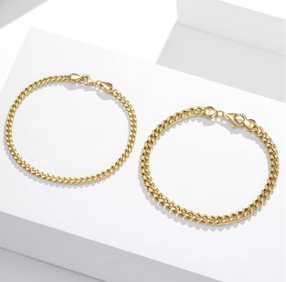 K18YG 喜平チェーン ブレスレット 18K チェーンブレスレット レディース メンズ 太め 喜平 イエローゴールド ブレス