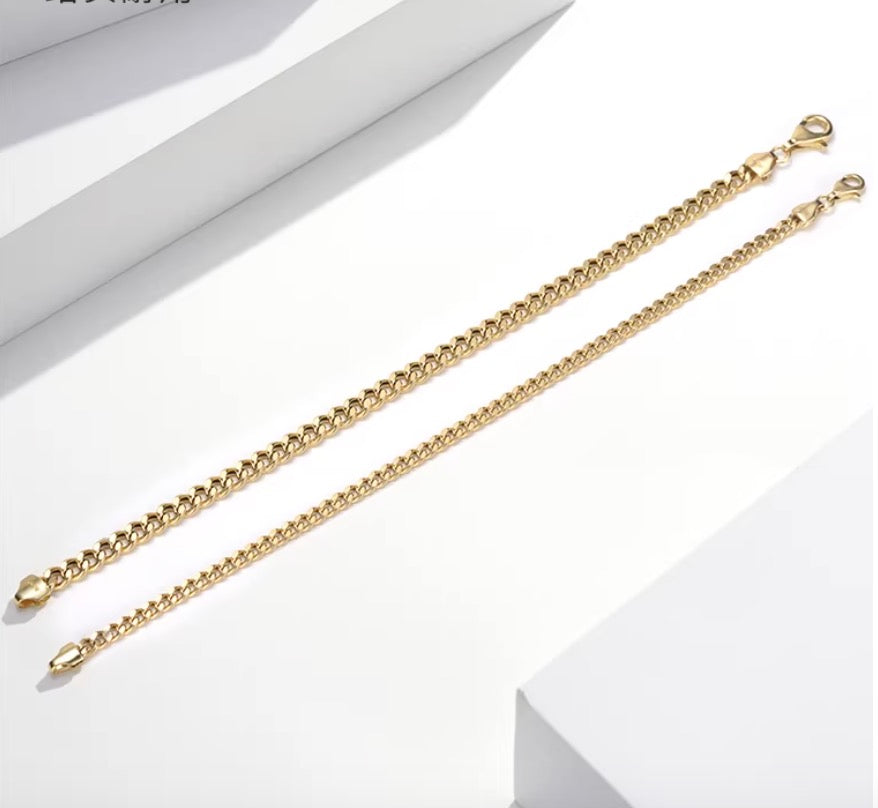 K18YG 喜平チェーン ブレスレット 18K チェーンブレスレット レディース メンズ 太め 喜平 イエローゴールド ブレス