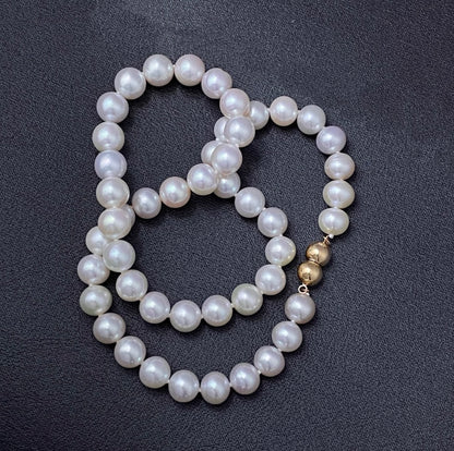 K18YG WG 留め金具 留め具 球体 丸 パール用 ネックレス用 チャーム 磁石 マグネット ジュエリーパーツ ワンタッチ クラスプ