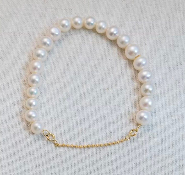 K18YG WG カットボールチェーン 引き輪 ミラーボールチェーン アジャスターチェーン 1.5mm~2mm 調整 18K 3cm ~ チェーンパーツ クラスプ ヒキワ