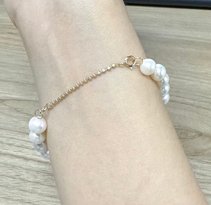 K18YG WG カットボールチェーン 引き輪 ミラーボールチェーン アジャスターチェーン 1.5mm~2mm 調整 18K 3cm ~ チェーンパーツ クラスプ ヒキワ