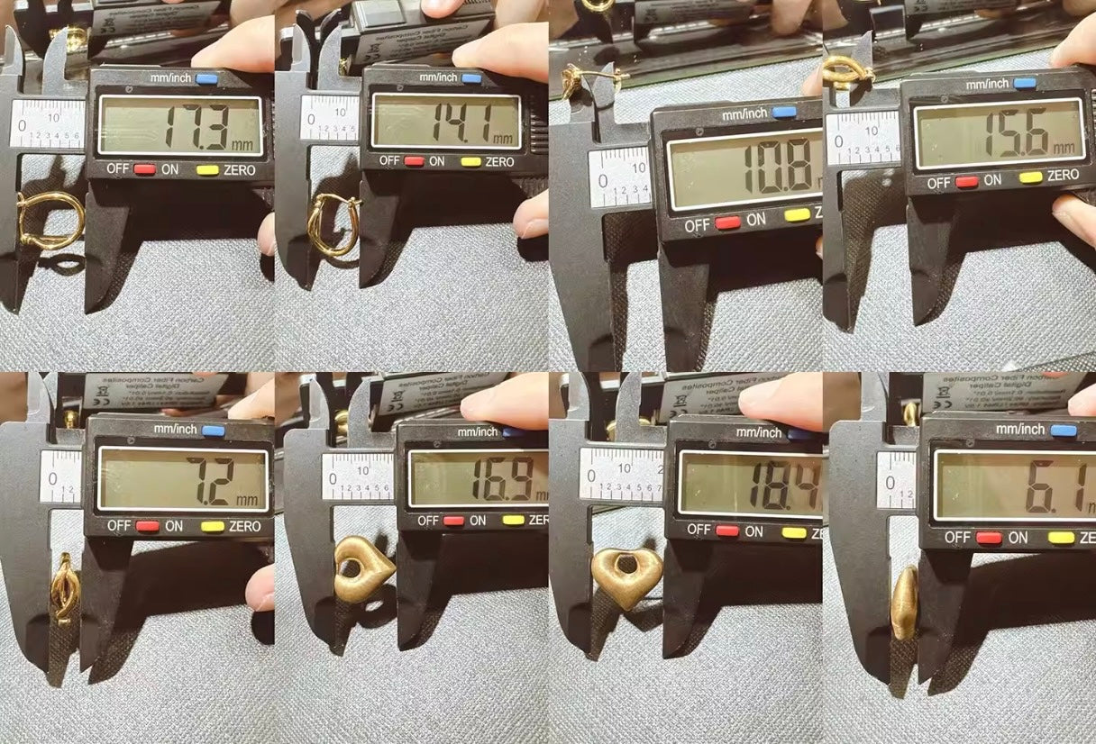 K18YG ハート 2way ピアス 18K ヘアライン 艶消し リングピアス フープ 中空 イエローゴールド やすり加工 18K チャーム 揺れる