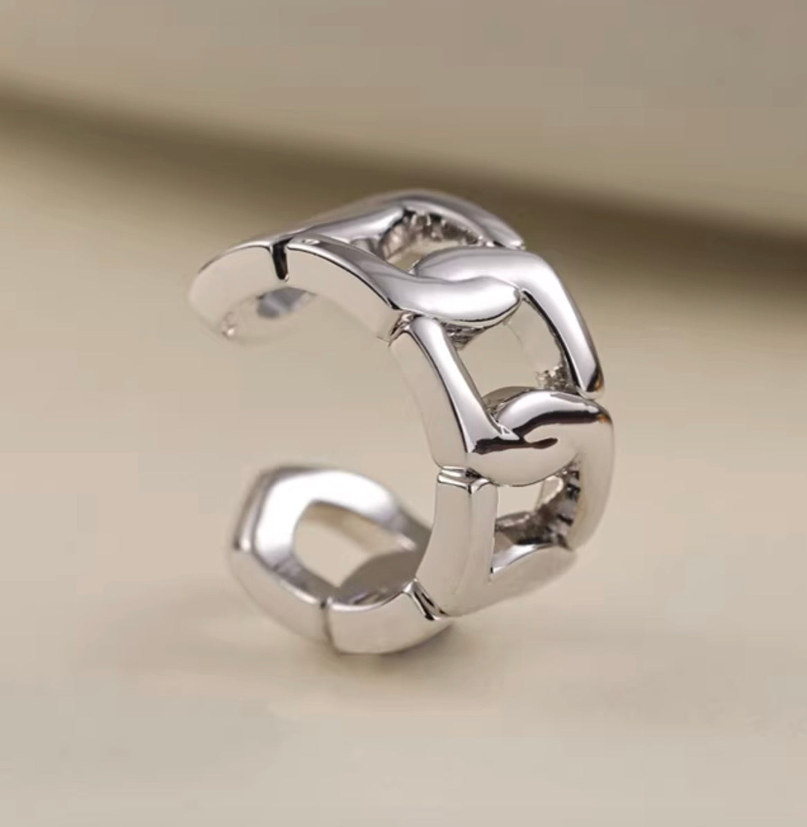 K18YG WG 喜平 イヤーカフ 18k イエローゴールド ホワイトゴールド 18金 シングル イヤーカフ 片耳用 中空 メンズ レディース