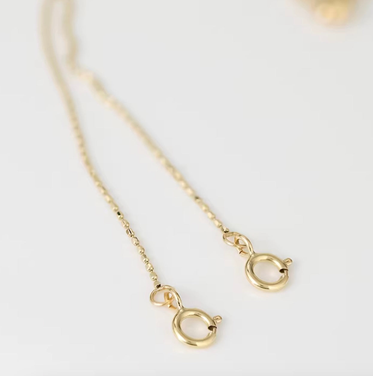 K18YG WG PG ブレスレット カットボールチェーン ハートチャーム スライド式アジャスター 18k 18金 イエローゴールド ホワイトゴールド 引き輪