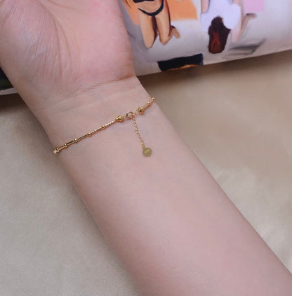 K18YG あこや真珠 花珠 ワイヤーブレスレット 弾力 バングル 18K アコヤ イエローゴールド スライド式アジャスター ハートチャーム