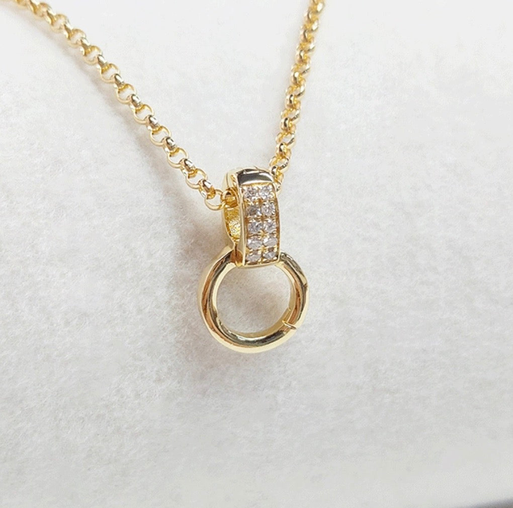 K18YG WG マルチバチカン ロック式 ジュエリーパーツ チャーム留め具  繋ぎ ネックレスパーツ チェーンパーツ イエローゴールド ホワイトゴールド 鏡面 翡翠 ヒスイ ダイヤモンド キルティング 18K 18金