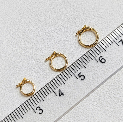 K18YG WG PG マルカン パーツ ロック 18K チェーンパーツ 貴金属パーツ 繋ぎ ホルダー