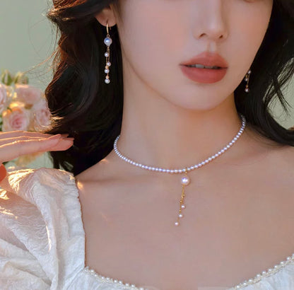 K18YG あこや真珠 ピアス ペンダントトップ 18金 真珠 パール 18K ネックレスチャーム 揺れる ロング