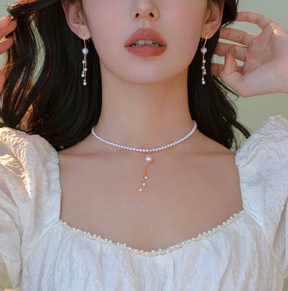 K18YG あこや真珠 ピアス ペンダントトップ 18金 真珠 パール 18K ネックレスチャーム 揺れる ロング