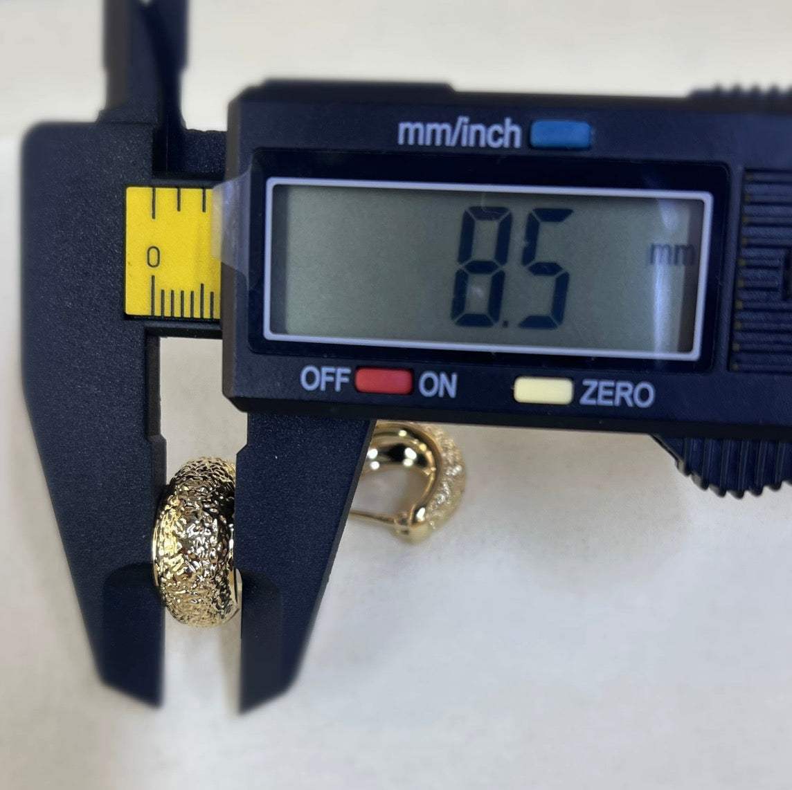 K18YG WG テクスチャー イエローゴールド 18K リングピアス フープピアス 中空ピアス ホワイトゴールド イタリアンジュエリー ぷっくり