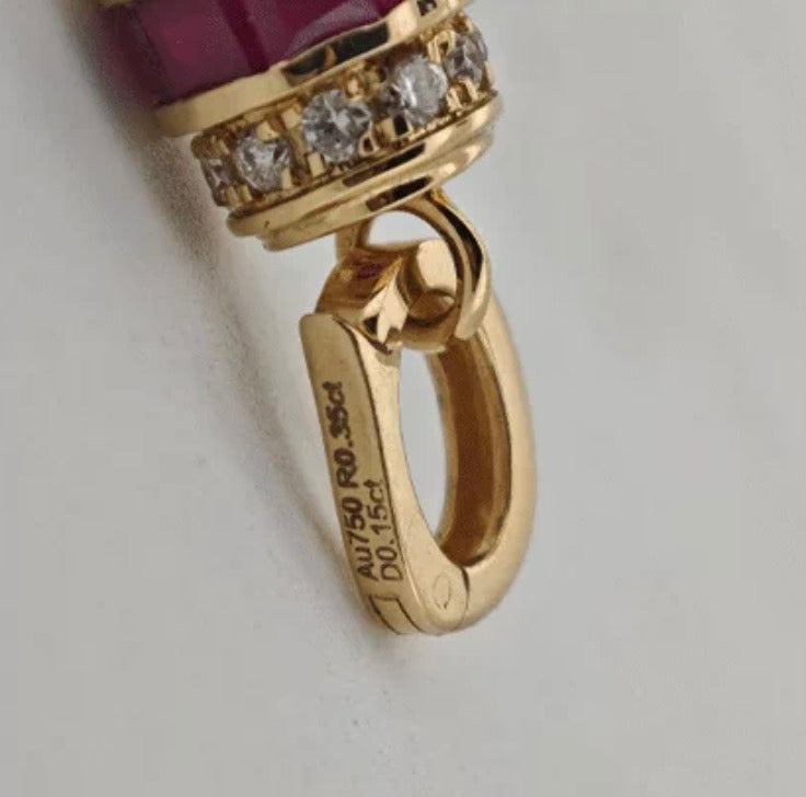 18K Yellow Gold, White Gold, Pink Gold, Mirror Polished, Half Diamond, Diamond, 18K Gold ...