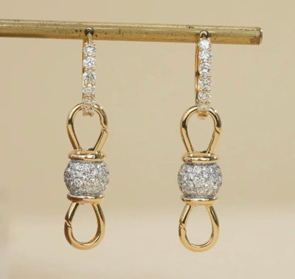 18K Yellow Gold, White Gold, Pink Gold, Mirror Polished, Half Diamond, Diamond, 18K Gold ...