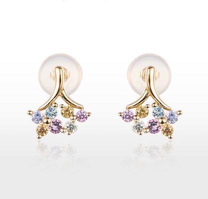 18K Yellow Gold Plump Teardrop Stud Earrings, Sizes S and M, 18K Yellow Gold Hollow Earrings, Round, Drop, Triangle, 18K Yellow Gold, Droplet, Teardrop