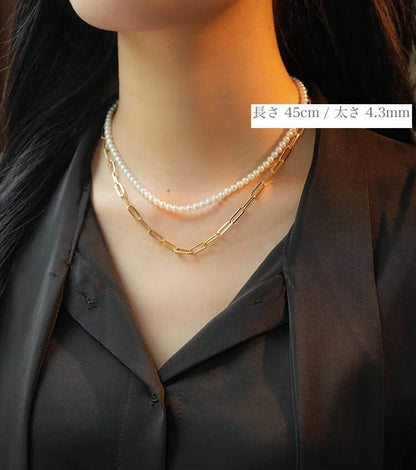 【太さ 約3.8mm】K18YG イエローゴールド 18K チェーンネックレス チェーン レオンチェーン デザインチェーン ケーブルチェーン ペンダントチェーン - Jewelry Hills Tokyo