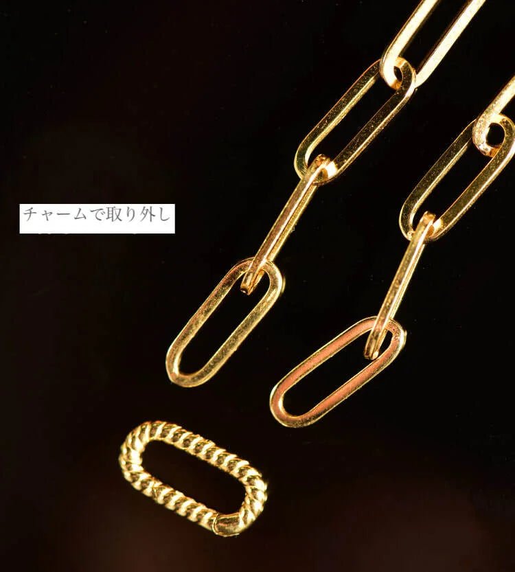 【太さ 約3.8mm】K18YG イエローゴールド 18K チェーンネックレス チェーン レオンチェーン デザインチェーン ケーブルチェーン ペンダントチェーン - Jewelry Hills Tokyo