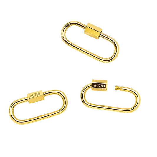 18k gold jewelry clasp