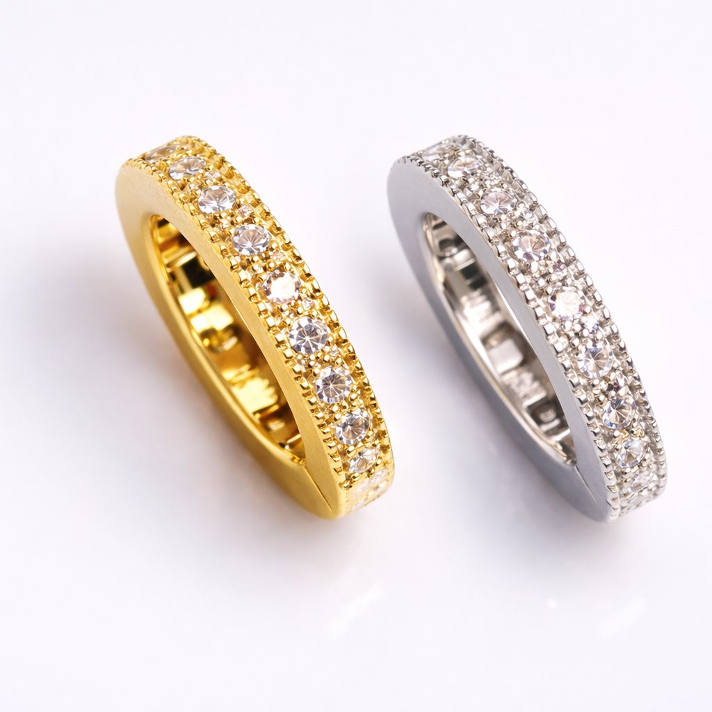 18k ロック付きクラスプ ダイヤモンドバチカンgold locking clasp diamonds pendant bail