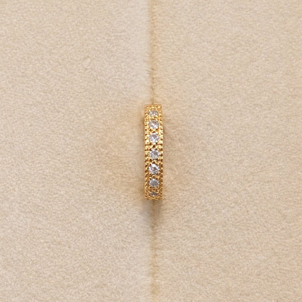 18k ロック付きクラスプ ダイヤモンドバチカンgold locking clasp diamonds pendant bail