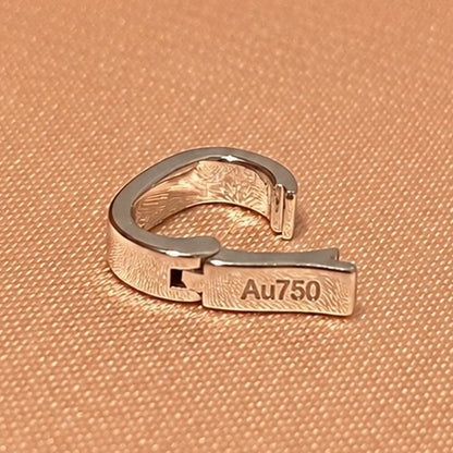 K18YG WG PG バチカン クリッカー 18K ペンダントホルダー 幅広 ジュエリーネックレスパーツ チャームホルダー コネクター