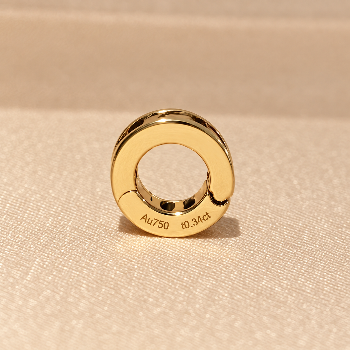 K18YG ツァボライト ルビー サファイア バチカン ネックレスチャーム ペンダント 18k スルー 開閉 パーツ ジュエリーパーツ