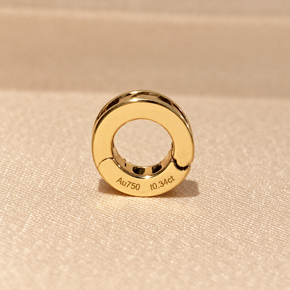 K18YG ツァボライト ルビー サファイア バチカン ネックレスチャーム ペンダント 18k スルー 開閉 パーツ ジュエリーパーツ