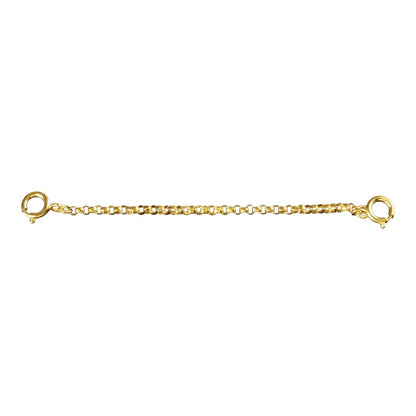 K18YG ロールチェーン ロロチェーン 1.4mm 5cm 引き輪 ヒキワ パーツ 18K チェーンパーツ アジャスターチェーン イエローゴールド