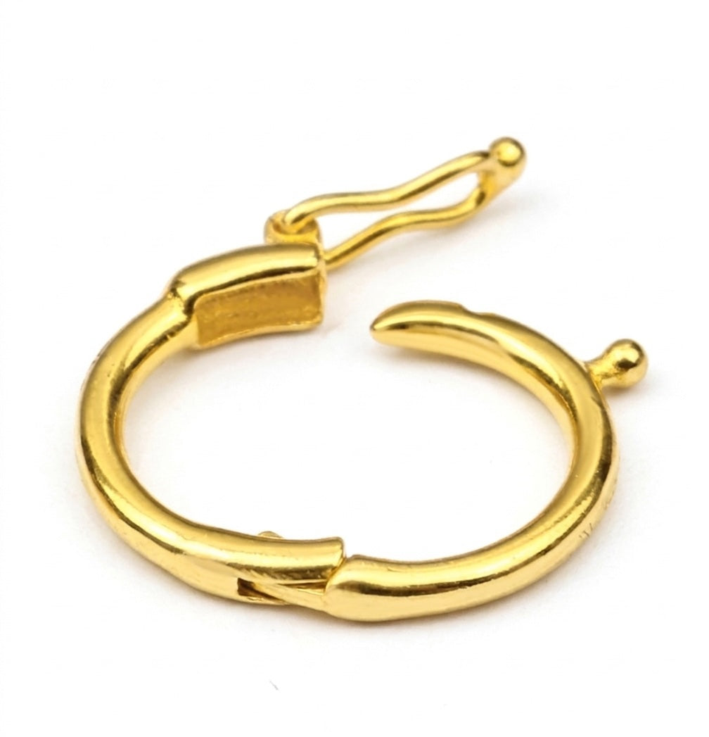K18YG WG PG マルカン パーツ ロック 18K チェーンパーツ 貴金属パーツ 繋ぎ ホルダー