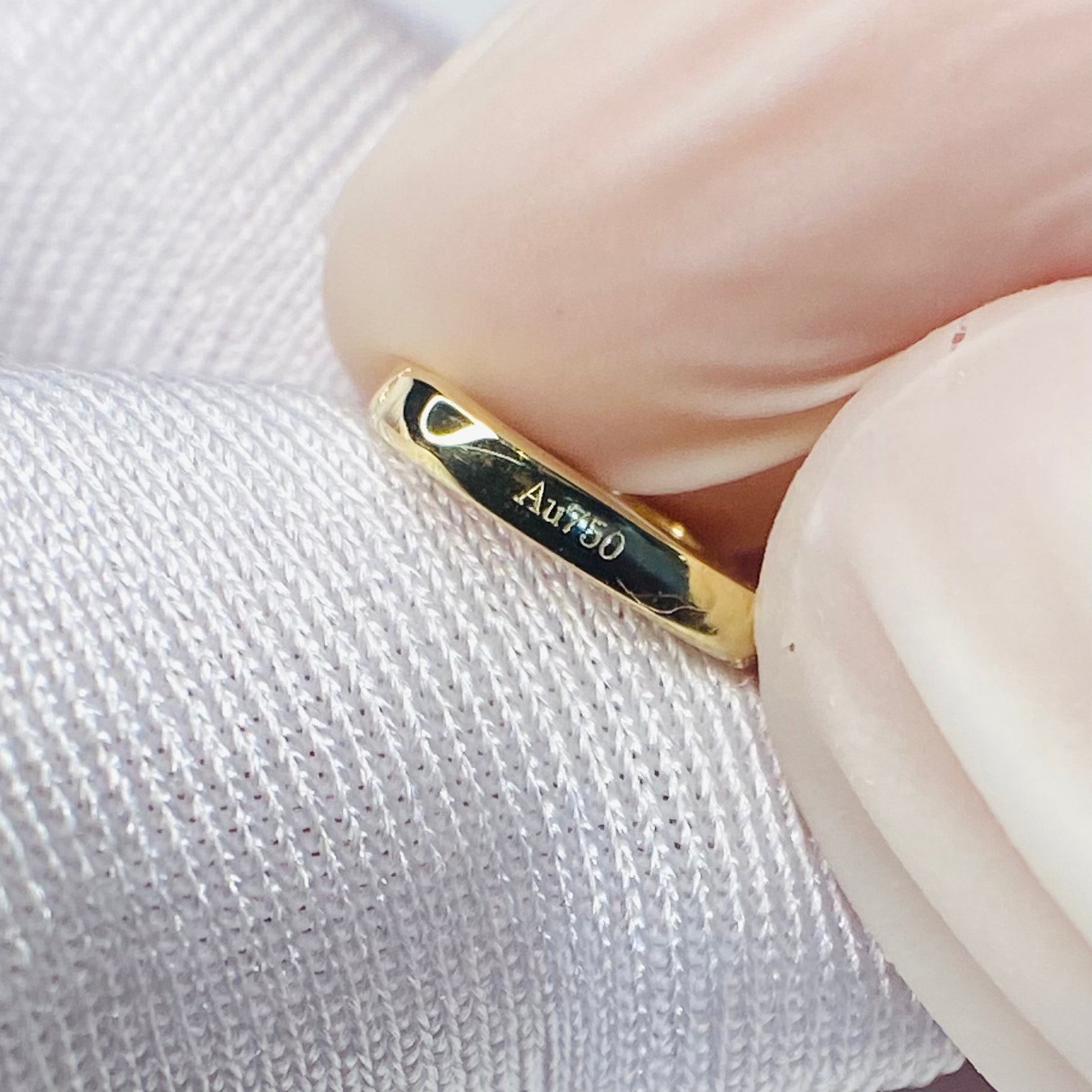 K18YG WG クラスプ クリッカー オーバル チェーンパーツ 開口 18K