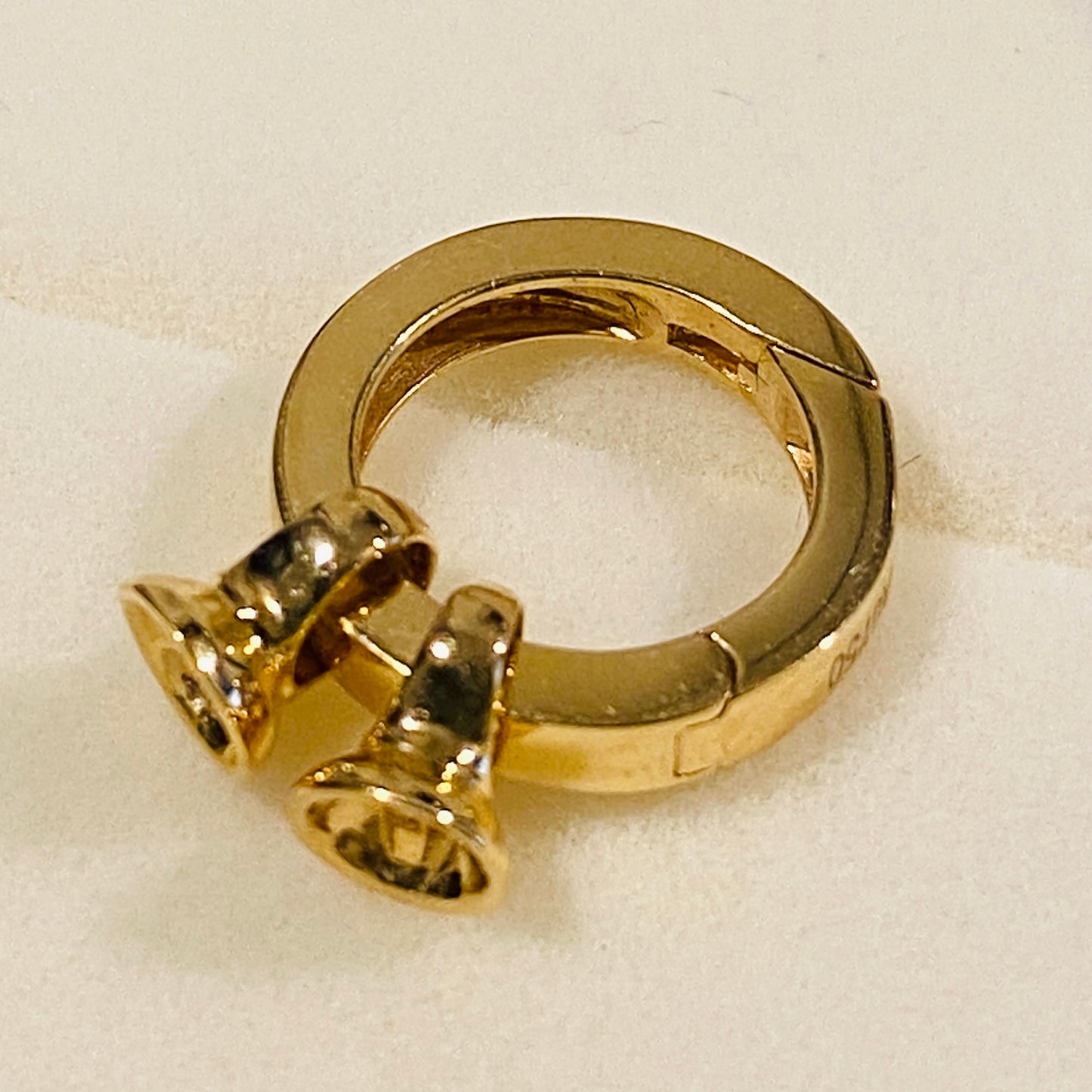 18k 留め金具 中留め jewelry clasp components yellow white gold