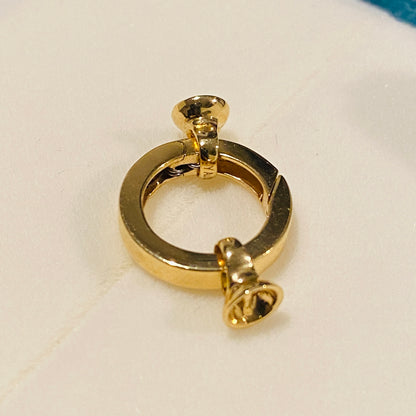 18k 留め金具 中留め jewelry clasp components yellow white gold