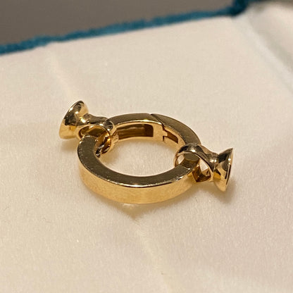 18k 留め金具 中留め jewelry clasp components yellow white gold