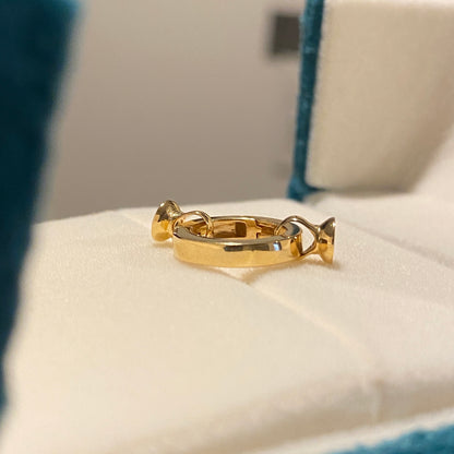 18k 留め金具 中留め jewelry clasp components yellow white gold