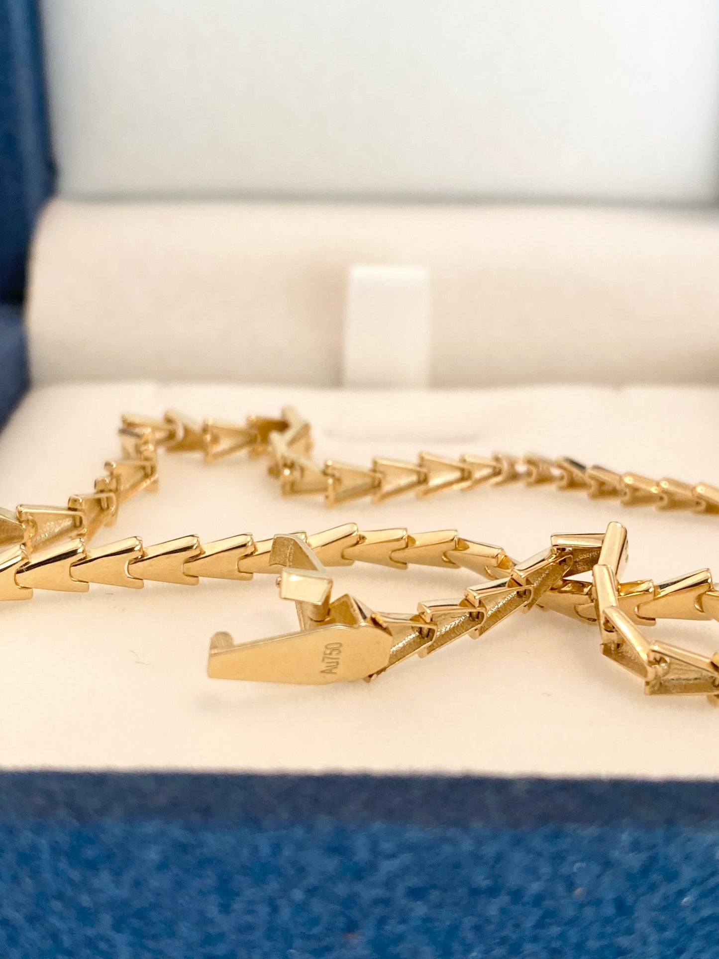 K18YG イエローゴールド 18K ブレスレット イタリアンジュエリー 蛇 スネーク 龍 竜 辰 蛇の皮 スネークスキン クリップブレス