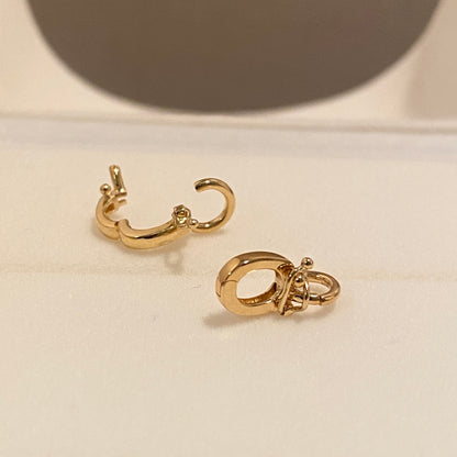 K18YG PG WG 18K バチカン ジュエリーパーツ ロック付き チャーム 鏡面/ダイヤモンド 18K マルチバチカン