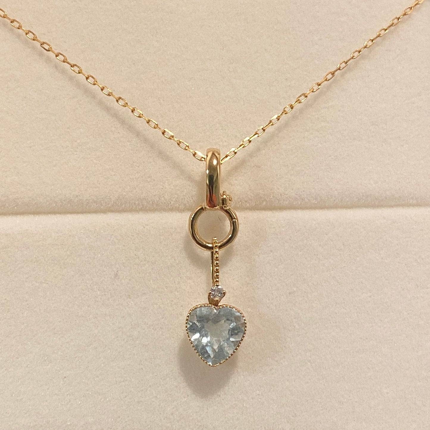 K18YG PG WG 18K バチカン ジュエリーパーツ ロック付き チャーム 鏡面/ダイヤモンド 18K マルチバチカン