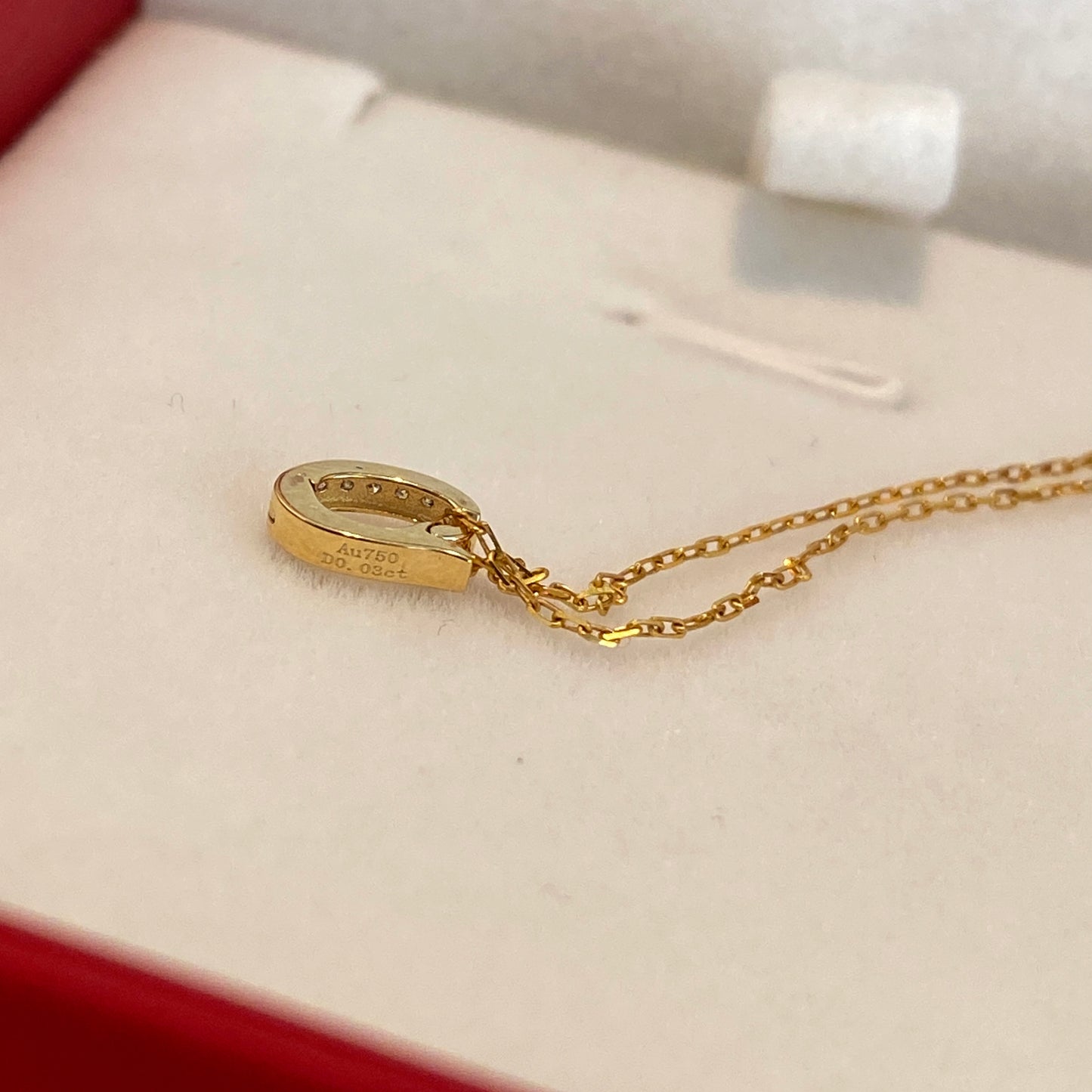 K18YG WG バチカン イエローゴールド ホワイトゴールド 18金 18K ダイヤモンド チェーンパーツ ペンダントホルダー パーツ クリッカー