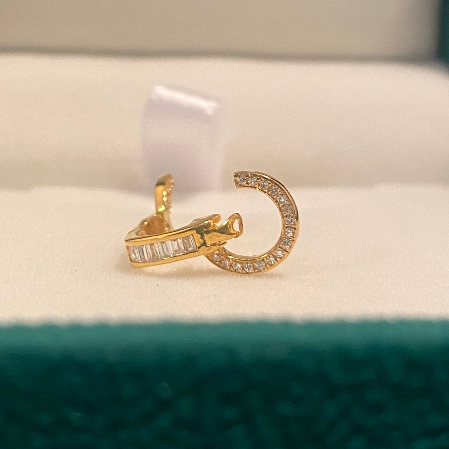 K18YG WG PG バケットダイヤ マルチバチカン 18K パーツ ペンダントパーツ クラスプ チャームホルダー ダイヤモンド