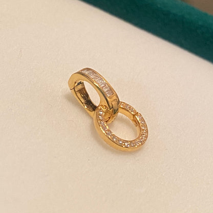 K18YG WG PG バケットダイヤ マルチバチカン 18K パーツ ペンダントパーツ クラスプ チャームホルダー ダイヤモンド