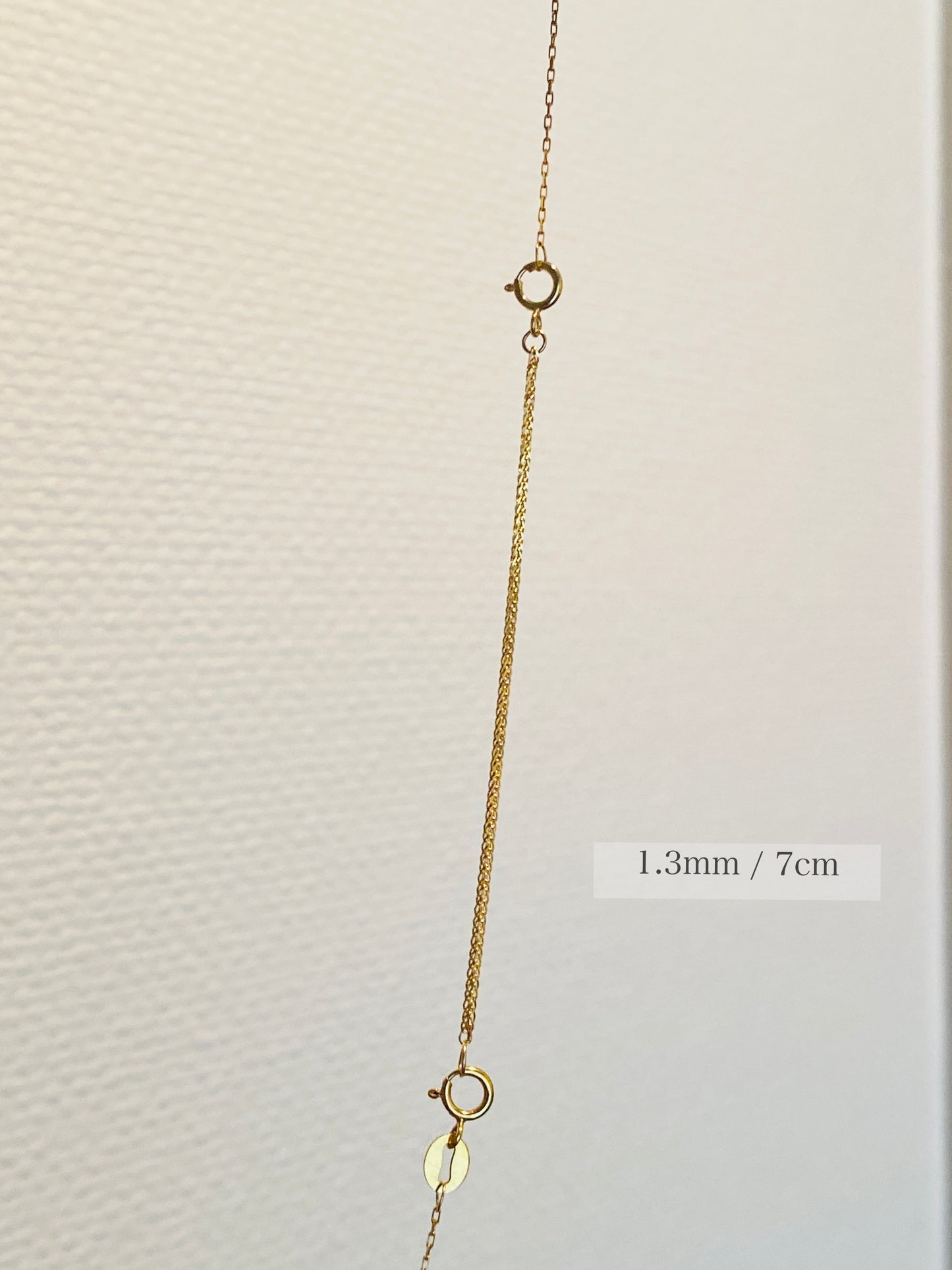 K18YG WG PG 引き輪 ヒキワ パーツ 18K YG K18 チェーンパーツ アジャスター 延長チェーン イエローゴールド ミニロープチェーン