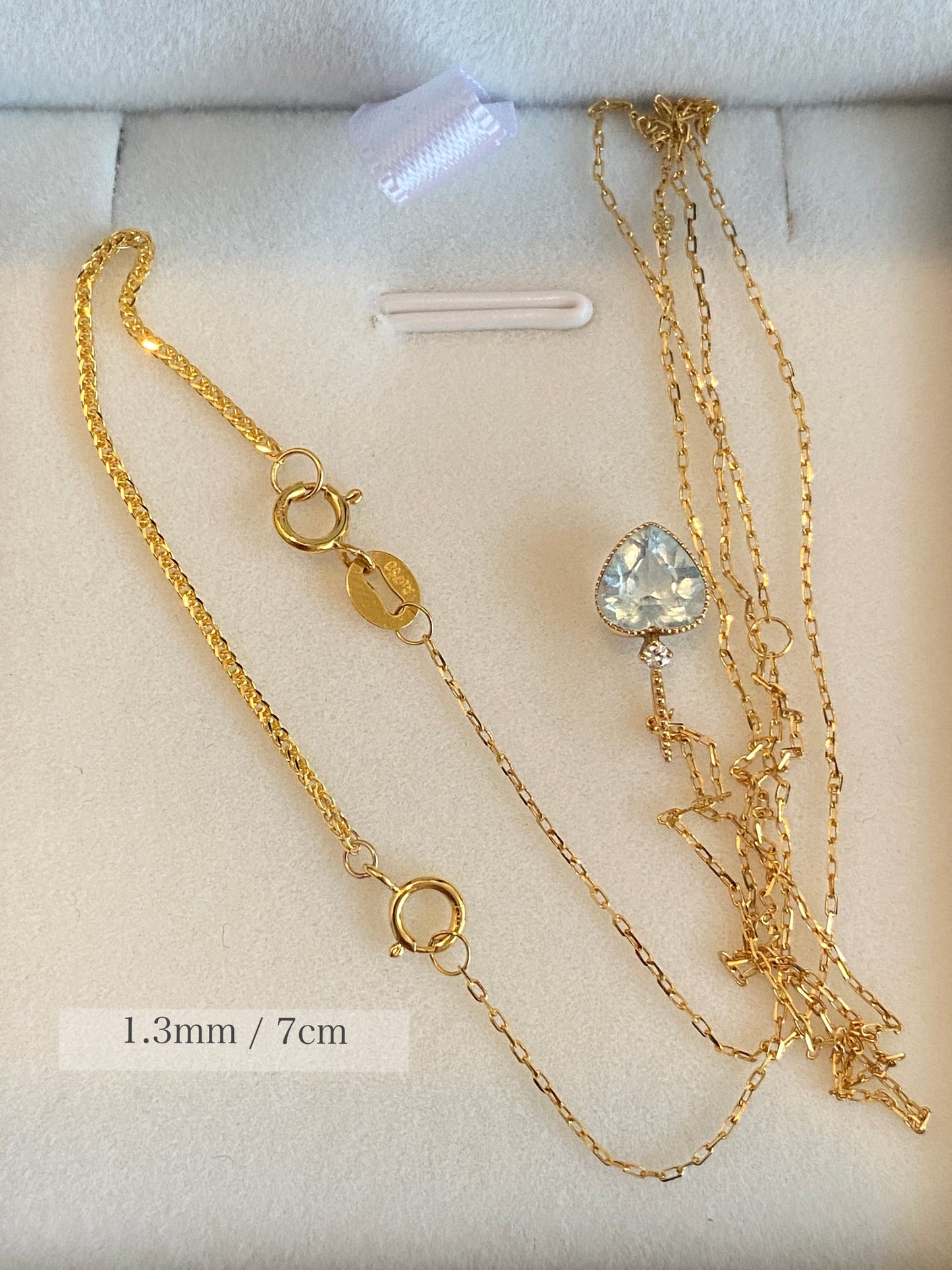 K18YG WG PG 引き輪 ヒキワ パーツ 18K YG K18 チェーンパーツ アジャスター 延長チェーン イエローゴールド ミニロープチェーン