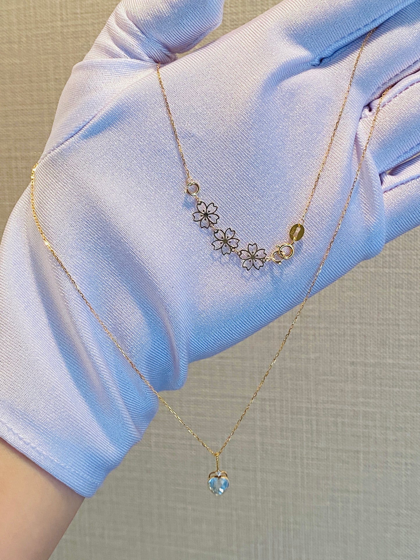 K18YG 引き輪 ヒキワ ひきわ 花 桜 梅 チェーンパーツ ネックレスパーツ YG 18K チャーム 両開口 コマ 花モチーフ 1.8cm / 3.8cm / 5.8cm 延伸 延ばす